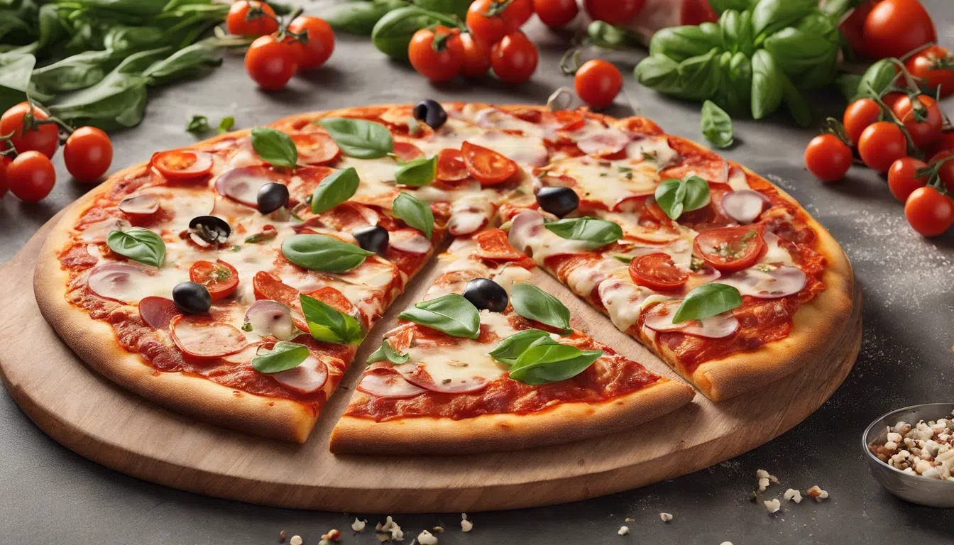 découvrez comment préparer une délicieuse pizza légère et protéinée sans pâte en un clin d'œil avec cette recette rapide et savoureuse !