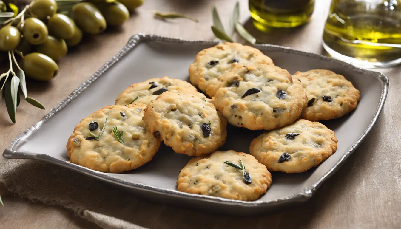 découvrez des cookies salés incontournables pour vos apéros avec cette recette de cookies aux olives et au comté !