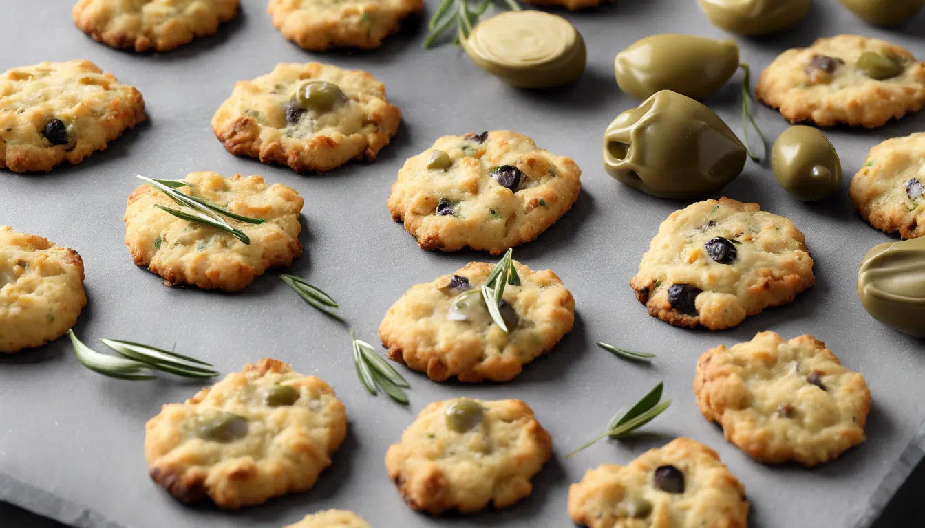 découvrez la recette de cookies salés aux olives et au comté, parfaits pour sublimer vos apéros ! vous allez adorer !