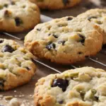 découvrez une recette irrésistible de cookies salés aux olives et au comté, parfaits pour accompagner vos apéros !