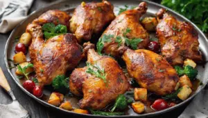 découvrez ces 20 recettes de cuisses de poulet qui vont vous surprendre ! trouvez de nouvelles idées pour cuisiner le poulet de façon délicieuse et originale.