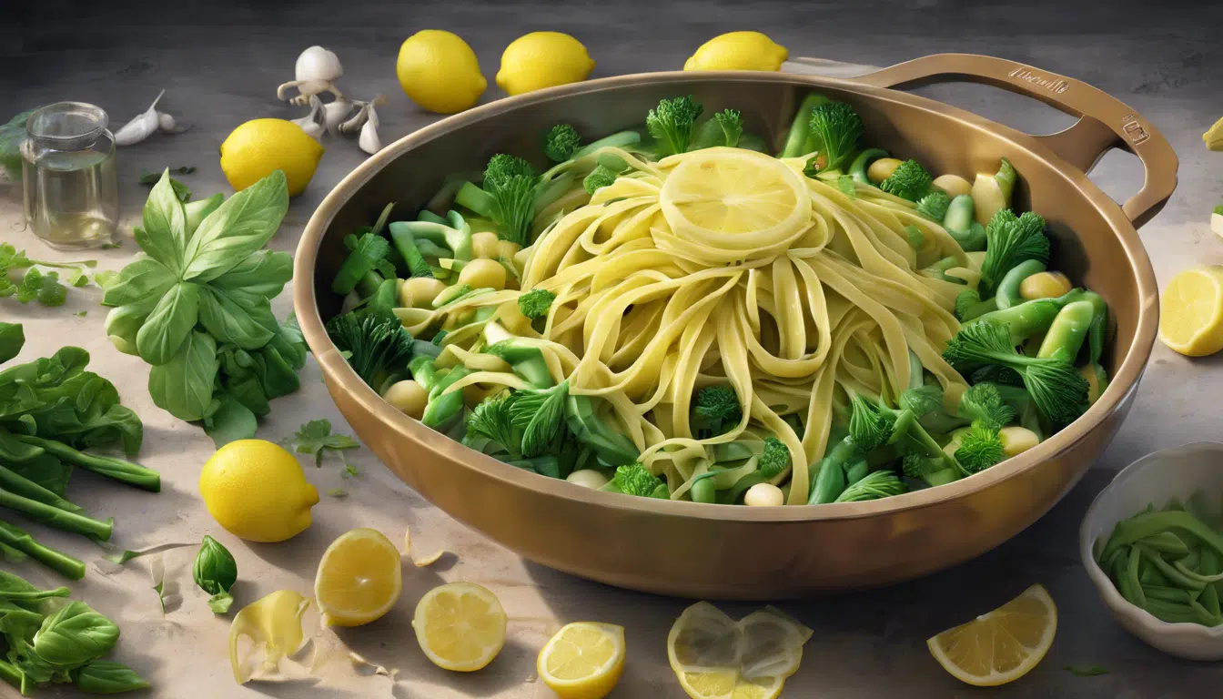 découvrez la recette étonnante de cyril lignac : des pâtes au citron et légumes de printemps revisitées pour un plat irrésistible !