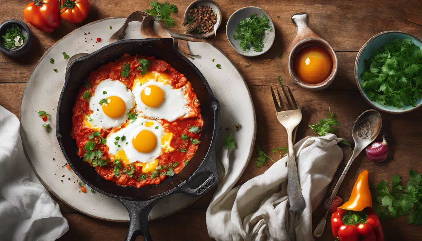 découvrez la recette authentique de chakchouka du chef yotam ottolenghi, un plat coloré et savoureux qui éveillera vos papilles. réveillez votre cuisine avec des saveurs méditerranéennes inégalées et des étapes faciles à suivre.